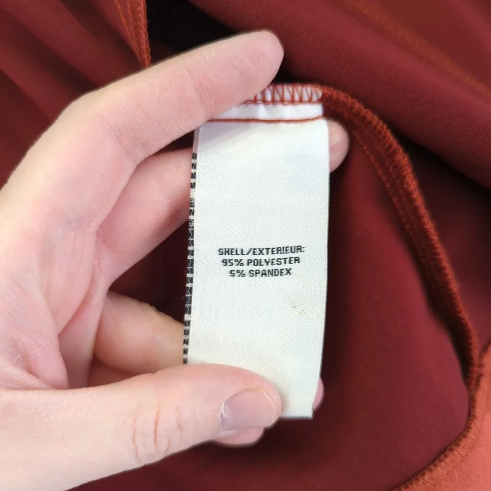 BAGATELLE Women's Rust Red Faux‎ Suede Zip Front Jacket XL Casual - Picture 4 of 10